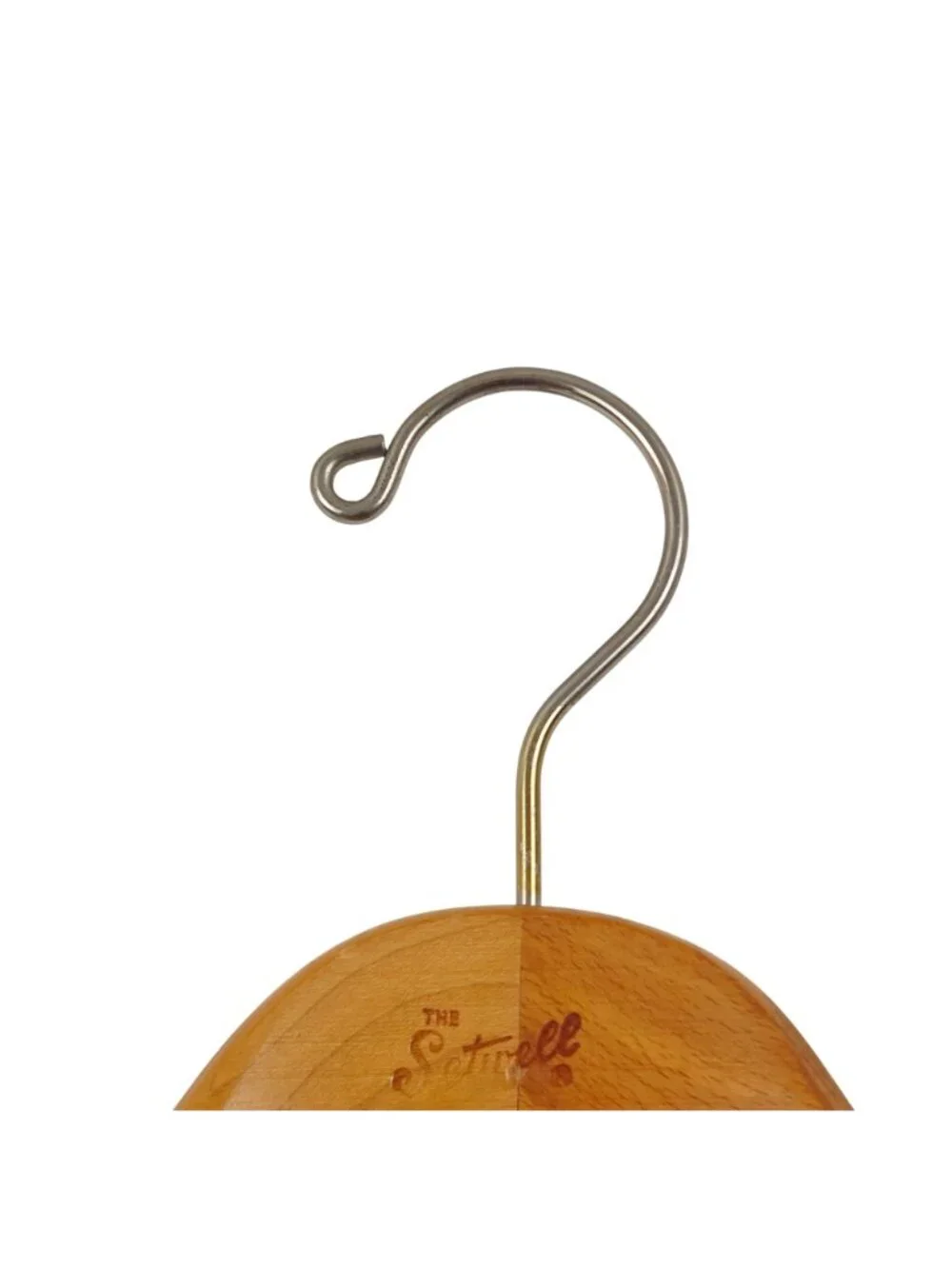 Setwell Wooden Suit Hanger Pants Trouser Clamp USA Vintage 18 in Heavy Duty